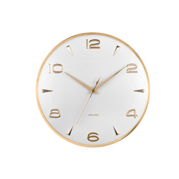 Nástenné hodiny Karlsson KA6017WH, 41cm poškodený obal
